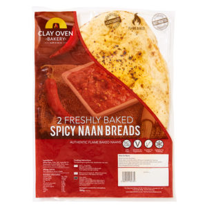 Spicy Naan Bread Large