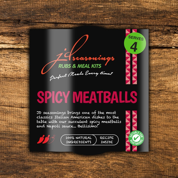 JD Spicy meatballs